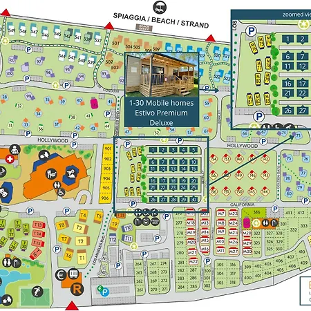 Estivo Premium Deluxe Mobile Homes On Malibu Lido di Jesolo