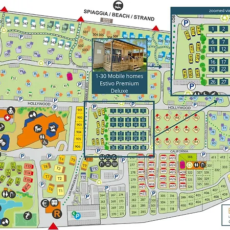 Estivo Premium Deluxe Mobile Homes On Malibu Lido di Jesolo