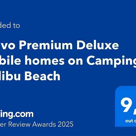Estivo Premium Deluxe Mobile Homes On Malibu Camping Lido di Jesolo